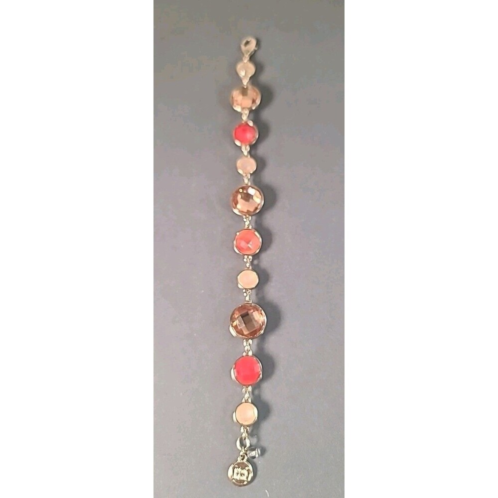 Dana Buchman Gold Tone Bracelet Peach Goldtone Orange